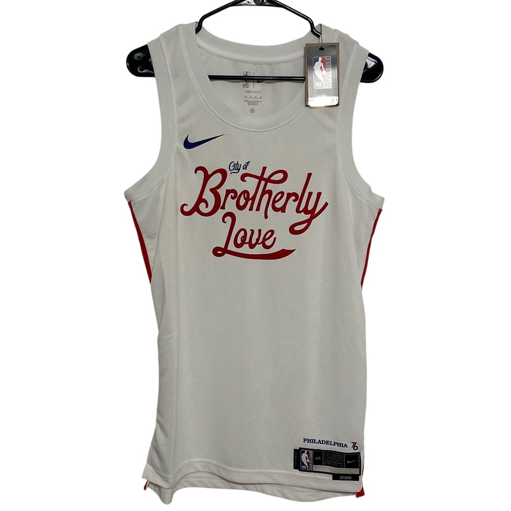 Nike Philadelphia 76ers Brotherly Love City‎ Edition Jersey Men's Medium NWT